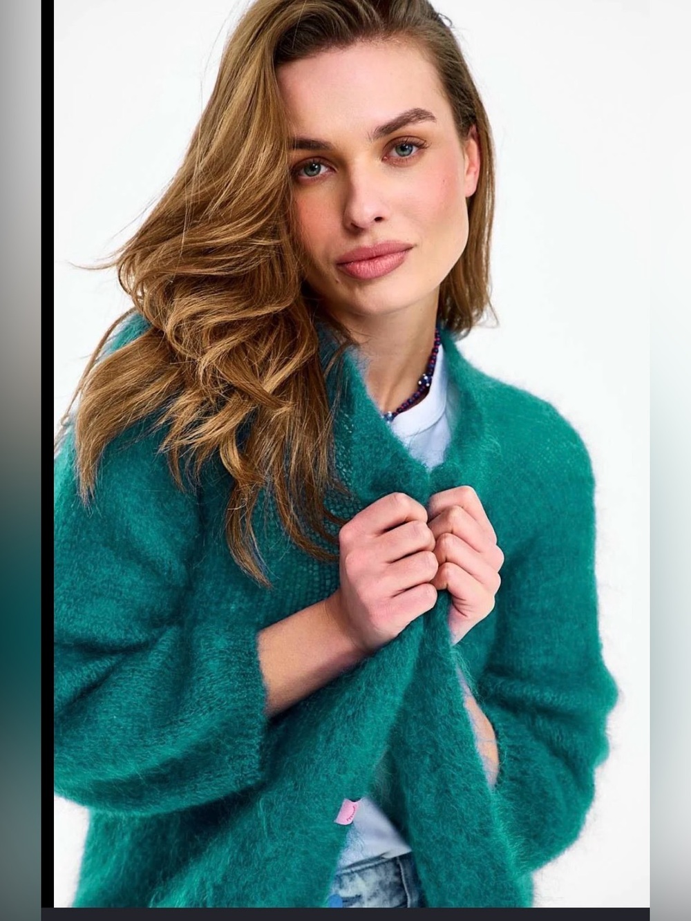 Vans Fuzzy Teal x Curren x Knost Unisex Cardigan